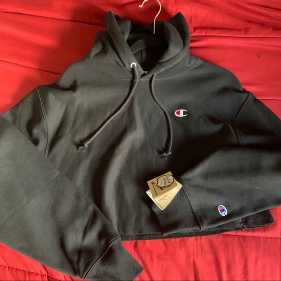 Champion Reverse Weave Crop Hoodie - Picture 2 of 4